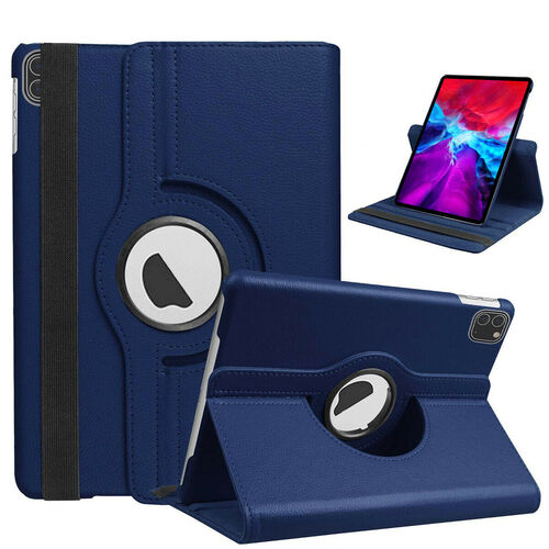 360 Degree Rotating Stand Smart Cover for Apple iPad Pro 11 (2020 / 2021 / 2022) - Navy Blue
