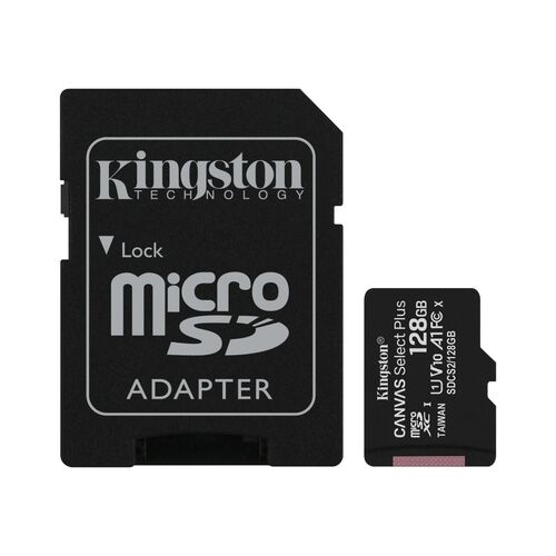 Kingston Canvas Select Plus Micro SD Memory Card 128GB (OEM)