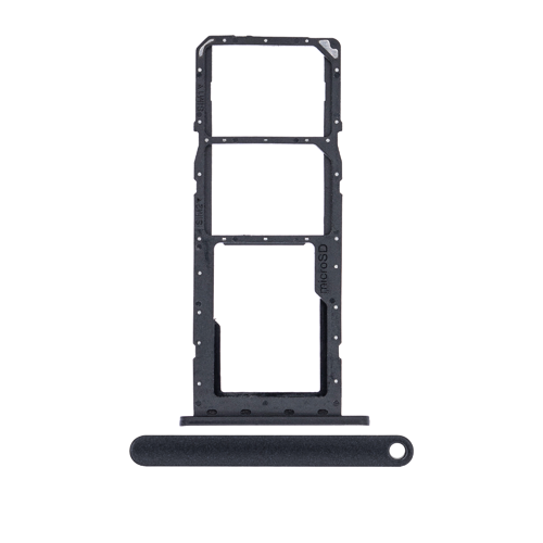 Sim Tray Compatible for Samsung Galaxy A03 (A035 / 2021) / A02S (A025 / 2020) (Dual Sim) - Black