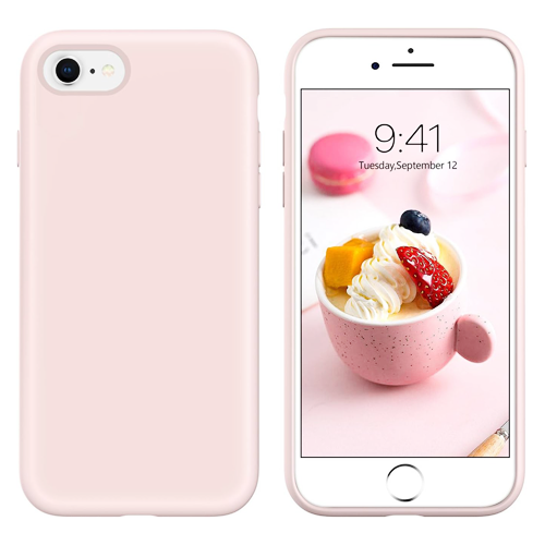 Premium Silicone Case for Apple iPhone 6/7/8/SE (2020)/SE (2022) - Sand Powder
