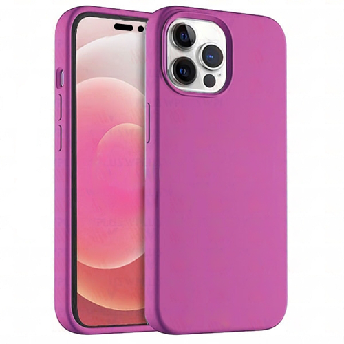 Premium Silicone Case for Apple iPhone 12 Pro Max - Hot Pink