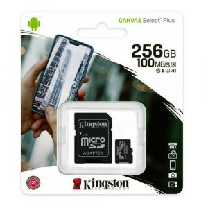 Kingston Canvas Select Plus Micro SD Memory Card 256GB (OEM)